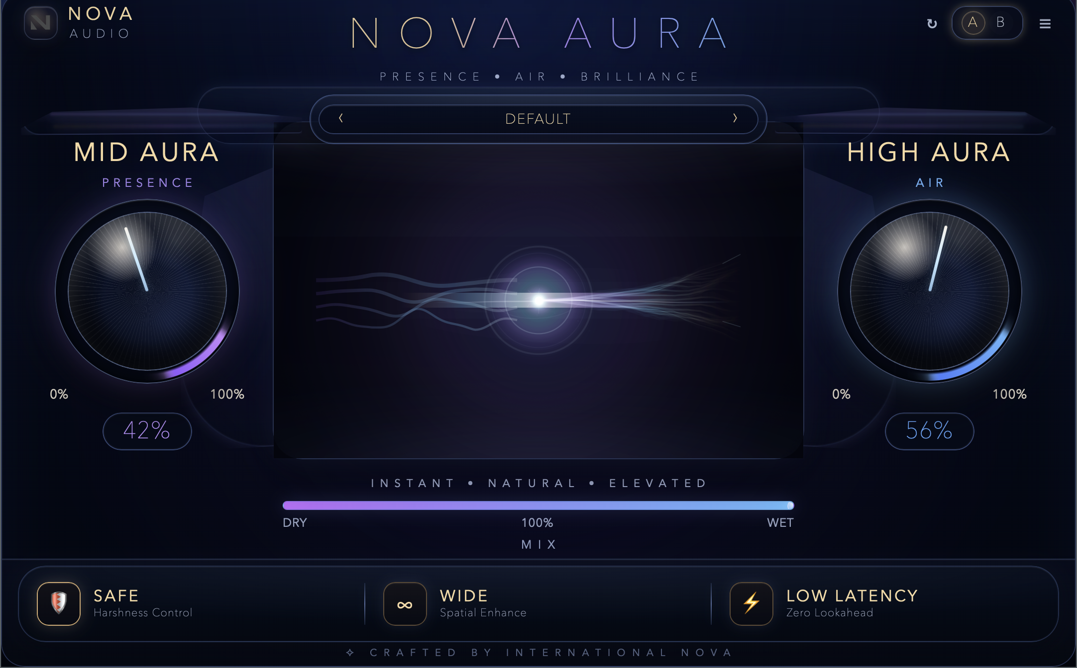 Nova Aura plugin UI