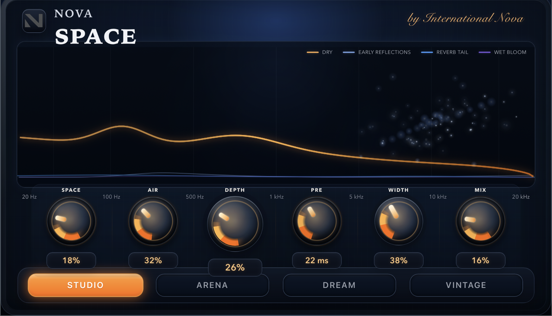 Nova Space plugin UI